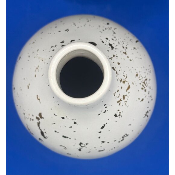 Hearth & Hand With Magnolia Stoneware Vase White & Gold Splatter - Picture 10 of 10